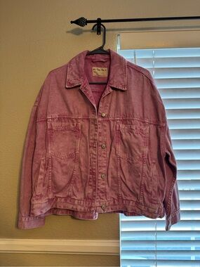 Pink Denim Jacket